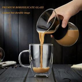 img 1 attached to Experience the Ultimate Sip with HORLIMER Double Insulated Espresso Cappuccino