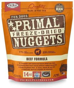 img 1 attached to Primal Freeze Dried Dog Food - 14-Ounce Bag | Made in USA | Includes YHS Pet Food Bowl