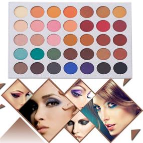 img 3 attached to 💄 35 Colors Eyeshadow Palette and Makeup Brushes Set - Matte Shimmer Eye Shadow Palette | Waterproof, Natural Pigmented Nude Naked Smokey Professional Cosmetic Kit