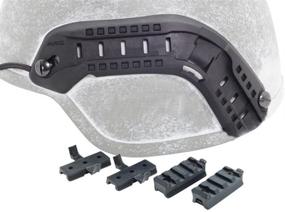 img 3 attached to Enhance Your OSdream MICH Helmet with the Side Rail Mount Kit – BK