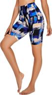 🩳 tnnzeet 8 inch buttery soft biker shorts for women – printed high waisted workout yoga athletic shorts логотип