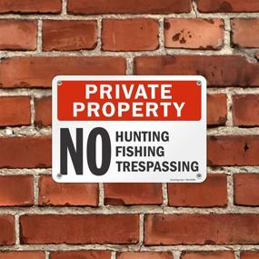 img 1 attached to 🚫 Aluminum SmartSign for Private Property Trespassing