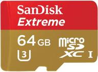 sandisk extreme 64gb microsdxc flash memory card - 90mb/s (sdsqxne-064g-an6ma) logo