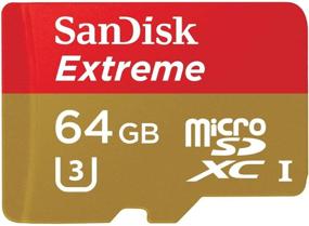 img 1 attached to SanDisk Extreme 64GB MicroSDXC флеш-карта памяти - 90МБ/с (SDSQXNE-064G-AN6MA)