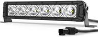 🚗 autofeel led light bar 14 inch: super bright off-road driving fog light with daytime running light – 6300lm spot beam for truck, pickup, atv, suv, boat logo