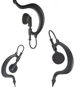 img 3 attached to Flexible G-Shape Ear Hook Earphone HYS TC-617 ideal for Two-Way Radios, Transceivers, and Radio Speaker Mics Jacks