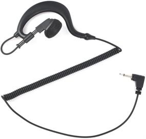 img 4 attached to Flexible G-Shape Ear Hook Earphone HYS TC-617 ideal for Two-Way Radios, Transceivers, and Radio Speaker Mics Jacks