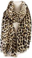 🐆 aiwank leopard print scarf - large blanket wrap shawl for women, stylish cheetah scarves logo