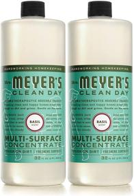 img 4 attached to 🧴 Mrs. Meyer's Clean Day Multi-Surface Cleaner Concentrate Pack of 2 - 32 Oz, Basil Scent: Ideal for Floors, Tile, and Counters