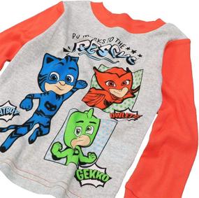 img 2 attached to 🌙 Детские пижамы из хлопка с прилегающим кроем от PJ Masks