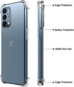 img 2 attached to 📱 Foluu OnePlus Nord N200 5G Case – Crystal Clear, Scratch Resistant TPU Rubber Skin Silicone Phone Case Cover for OnePlus Nord N200 5G 2021