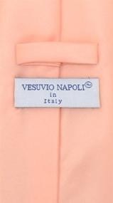 img 1 attached to Vesuvio Napoli NeckTie Solid PEACH