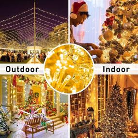 img 1 attached to 🌟 Decorate with Ease: JMEXSUSS 2 Pack 33ft 100 LED String Lights - Waterproof, Extendable & Perfect for Bedroom, Wedding, Party, Halloween & More!