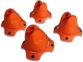 img 4 attached to 🏒 Enhance Hockey Skills with Underpass-X Training Cones (Set of 4) - Ultimate Hockey Training Aid for Stick Handling, Dryland Drills, and Gifts