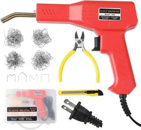 img 4 attached to ATOLS Plastic Welding Machine Car Bumper Repair Kit – 50W Hot Stapler Plastic Repair Kit, Hot Staple Gun Car Bumper Crack Repair Kit with Plier, Flat/Outside Corner/Inside Corner/Wave Staples for Enhanced SEO