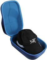 protect and preserve: hermitshell baseball hat case for 6 caps - hard travel cap carrier and holder logo