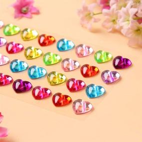 img 3 attached to Pieces Stickers Rhinestone Adhesive Crystal