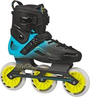 🛼 roller derby elite alpha 110mm: high-performance 3-wheel inline skate for speed and agility logo