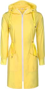 img 3 attached to 🌂 ACEVOG Women's Waterproof Lightweight Windbreaker Raincoat: Fashionable Coats, Jackets & Vests