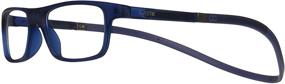 img 1 attached to SLASTIK Magnetic Readers GONK, Dark Blue +2.50: Stylish and Convenient Reading Glasses with Magnetic Closure