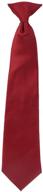 burgundy boys' accessories: solid clip inch for neckties logo