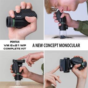 img 3 attached to 🔍 PENTAX Monocular VM 6x21 WP - Complete Kit with Smartphone Adapter and Macro Stand, Offering Superior 6X Magnification and Optimal Optical Performance.