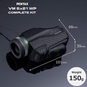 img 2 attached to 🔍 PENTAX Monocular VM 6x21 WP - Complete Kit with Smartphone Adapter and Macro Stand, Offering Superior 6X Magnification and Optimal Optical Performance.