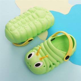 img 2 attached to Juxi Toddler Sandals Cartoon Numeric_4 Boys' Shoes