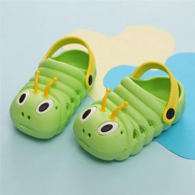 img 1 attached to Juxi Toddler Sandals Cartoon Numeric_4 Boys' Shoes