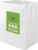 🔒 vacyaya 200 pint size 6 x 10 inch vacuum sealer bags for food saver - 4mil thickness, bpa free, heavy duty sous vide vaccume seal, precut storage bags logo