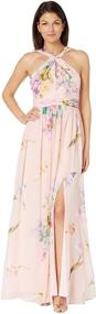 img 1 attached to Adrianna Papell Womens Printed Chiffon Women's Clothing for Dresses