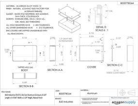 img 1 attached to BUD Industries CN 5711 Aluminum Enclosure