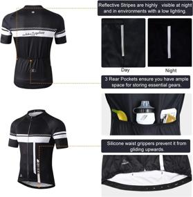 img 1 attached to INBIKE Cycling Jersey Sleeve Padded Sports & Fitness