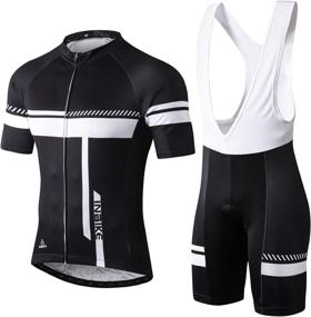 img 4 attached to INBIKE Cycling Jersey Sleeve Padded Sports & Fitness