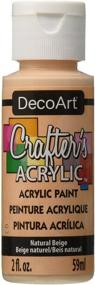 img 1 attached to 🎨 DecoArt Crafter's Acrylic Paint - 2-Ounce - Flesh Tone - Ideal for SEO