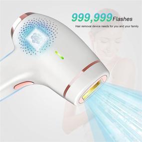 img 1 attached to 🌸 Donper IPL Hair Removal Device for Women with 999,999 Flashes and Ice Cooling Function - Painless Permanent Hair Remover on Face, Arms, Armpits, Back, Legs, and Bikini Line