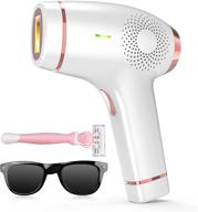 🌸 donper ipl hair removal device for women with 999,999 flashes and ice cooling function - painless permanent hair remover on face, arms, armpits, back, legs, and bikini line logo