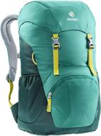 🎒 deuter junior kid's backpack: perfect for school and hiking adventures – alpine green/forest логотип