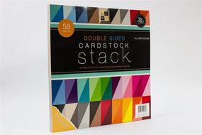 img 1 attached to 📚 DCWV Double Sided Cardstock Stack: Textured 12x12 – 58 Sheets for Craft Enthusiasts