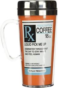 img 3 attached to ☕️ Spoontiques Insulated Travel Prescription Coffee Mug: Perfect Gift for Coffee Lovers - Funny Coffee Cup