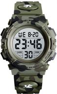 🕑 ultimate kids digital watch alarm clock: 12/24 h stopwatch, 7 colorful led, boy girl wristwatch, multi function, 50m waterproof, children sports watches logo