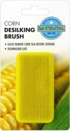 🌽 r & m international corn de-silking brush: efficient and practical for removing silk from corn husks logo