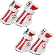 🐾 protective nonslip mesh pet shoes for small dogs: buyitnow dog paw boots (4pcs) логотип