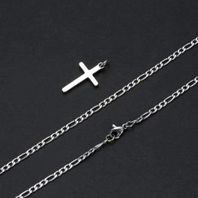 img 2 attached to 📿 Polished Stainless Pendant Necklace - Boys' Jewelry Necklaces