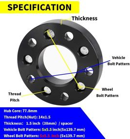 img 3 attached to EOTH Хаб Центрические Дистанционные Кольца совместимые с 14X1,5