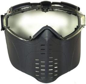 img 2 attached to BBTac - Fan Vented Pro Goggle Full Face Mask (Black): Providing Ultimate Comfort and Safety