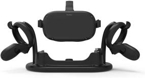 img 4 attached to 🔌 AMVR магнитная зарядная дисплейная стойка для Oculus Quest 1 с VR-гарнитурой и станцией для сенсорных контроллеров (не совместима с Quest 2)