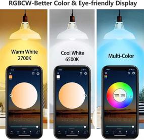 img 2 attached to BERENNIS Dimmable Multicolored LED Smart Bulb: No-Hub Required, Compatible with Multiple Devices