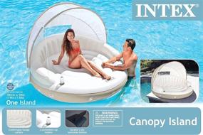 img 2 attached to 🏝️ Intex 58292EP Canopy Island Float: Enhancing Your Pool Experience with Style and Comfort