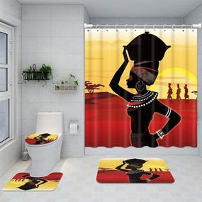 img 4 attached to ArtSocket Bathroom Egyptian American 72X72Inch